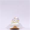 Rieker Laced Casual Fabric Trainer - White Pastel Combi
